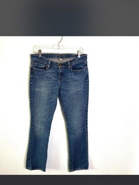 Y2K low rise hipster Abercrombie & Fitch Women's Medium Blue bootcut Jeans 8